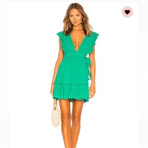 REVOLVE Majorelle Misty Dress in Kelly Green